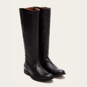 FRYE Melissa button inside zip tall boots